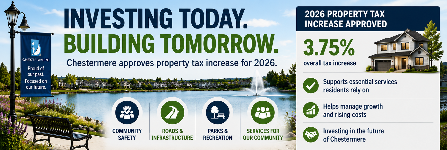 Chestermere Approves Property Tax Increase for 2026